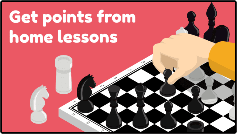 get points from home lesson