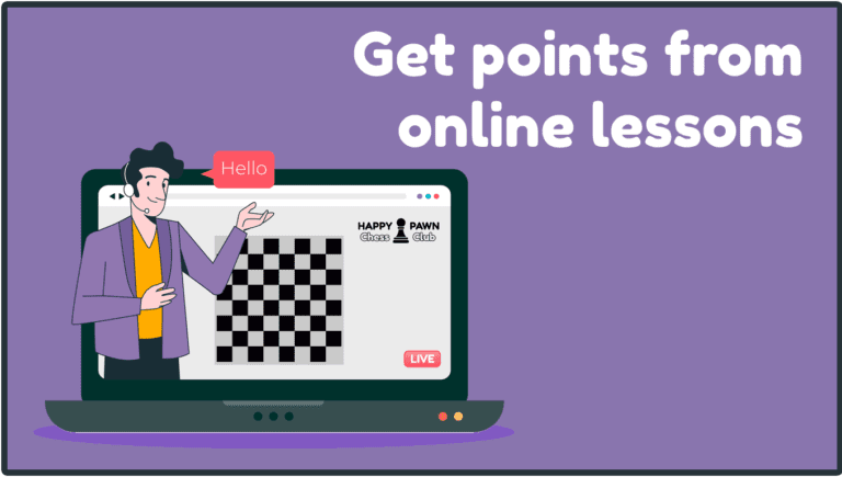 Get points from online lesson