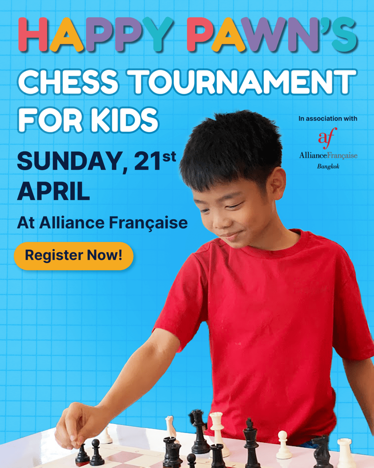 Chess Rapid Youth Tournament #21 – Happy Pawn Chess club in Bangkok