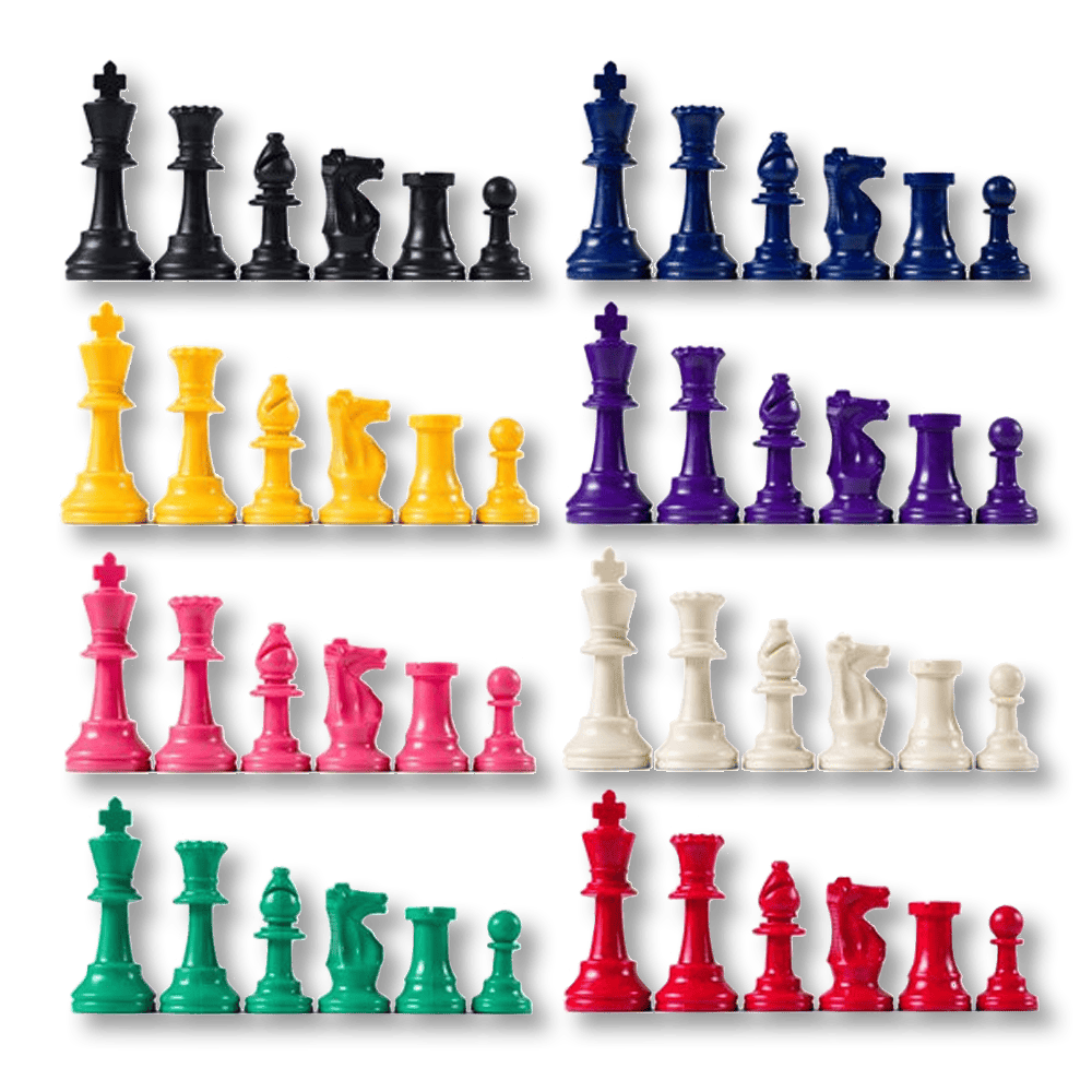 Colored Chess Set