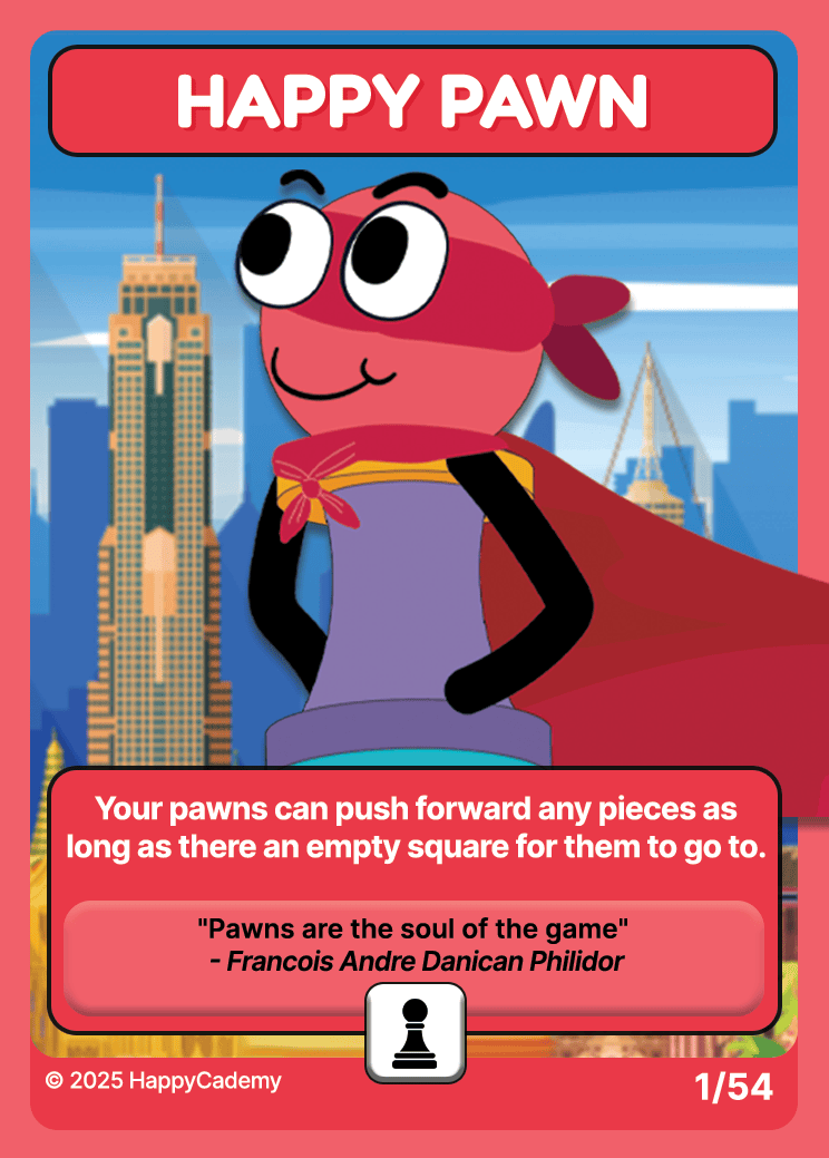Happy Pawn card